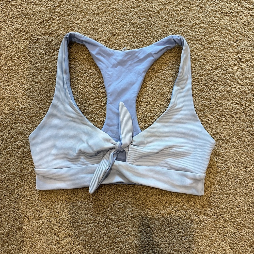 L*Space Light Blue Bikini Top